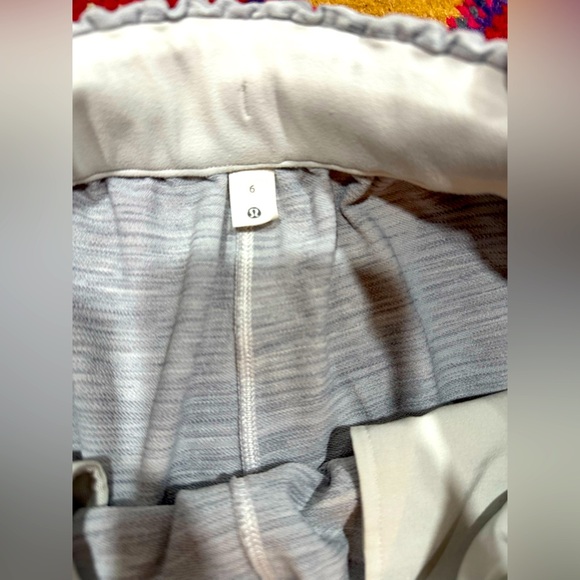 LULULEMON Grey thick unique joggers sz 6 - Picture 7 of 10